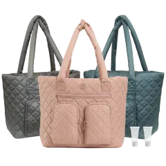 Joan & David Diamond Bolso Tote de Viaje Acolchado de Nylon tipo Paracaídas