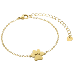 Hollywood Sensation Pulsera Ajustable Con Dije De Huella