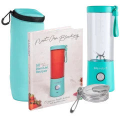Blendjet 2 Portable Blender with Sleeve, Drinking Lid & Recipe Book