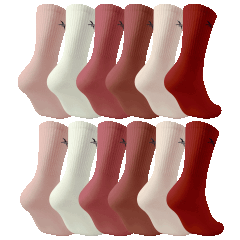 12-Pack: Extreme Fit Dri-Tech Moisture Control Crew Socks