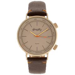Simplify el Reloj 3300 Con Correa de Cuero