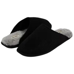 Floopi Mens Corduroy Scuff Slippers