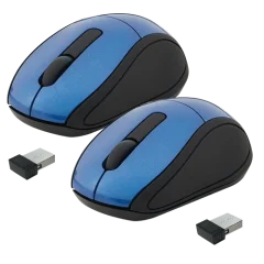 2-Pack: Verbatim Wireless Mini Travel Optical Mouse