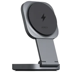 Aukey MagFusion Qi2 2-in-1 Foldable Charger