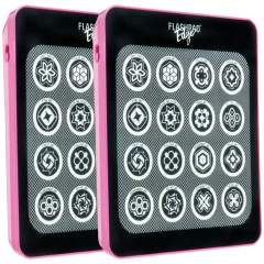 2-Pack: FlashPad Edge Handheld Game with Light Show and 15 Games