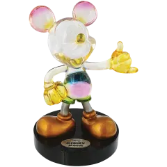 Enesco Grand Jester Clear Rainbow Mickey