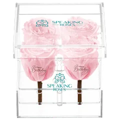 The Quartet of Extra Small Personalized Roses