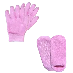 2-Pack: Seeboo Moisturizing Smooth Gel & Spa Socks and Gloves