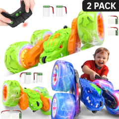 2-Pack: Dufun Kids Dinosaur Remote Control Car