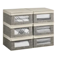 mDesign Aldo 6-Piece Storage Box