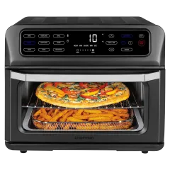 Chefman Horno Freidora de Aire 12-en-1 de 20 Cuartos con Sonda