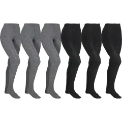 6-Pack: Nicole Miller Sweater Opaque Tights