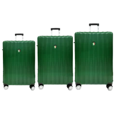 TUCCI Italy Baratro 3-Piece Hardside Luggage Set