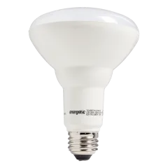 6-Pack: Energetic Lighting BR30 9W Energy Saving Dimmable LED Bulbs (Warm White)