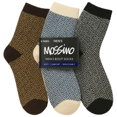 6-Pack: Mossimo Men’s Herringbone Boot Socks
