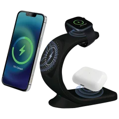 Brookstone 3-In-1 MagSafe Curved Wireless Charging Stand