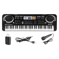 Fresh Fab Finds 61 Keys Kids Learning Keyboard & Microphone Set