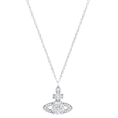 Saffron 1.0 Carat TW Moissanite Flower Sterling Silver Necklace