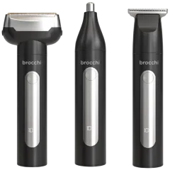 Brocchi Face & Body Hair Trimmer Trio Kit