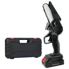 Brookstone Mini Electric Chainsaw Set with 2 Rechargeable Batteries