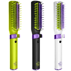 Glister Foldable Hot Brush with Anti-Frizz Smoothing System