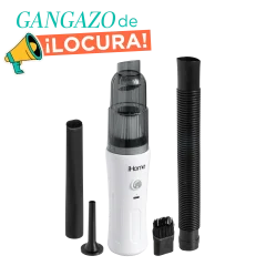 iHome HandVac Aspiradora Inalámbrica y Kit de Accesorios