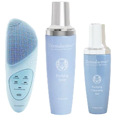 Dermalactives Purifying Cleanse Bundle with Cleanser & Toner