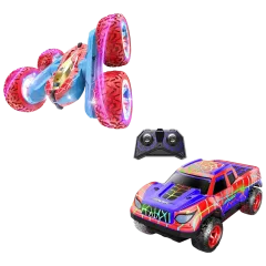 Paquete de 2: Hakol Camión Araña con Control Remoto y Auto Acrobático 4WD VRG