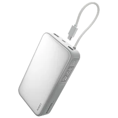 AUKEY Spark Sling 20,000mAh Fast Charging Power Bank with Built-in USB-C Cable