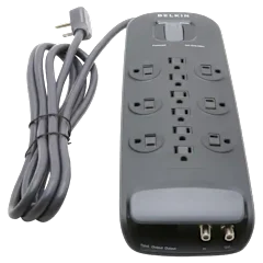 Belkin 8' 12-Outlet Surge Protector with Power Cord & Cable/Satellite Protection