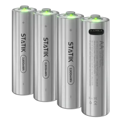 The USB-Rechargeable AA Battery Set