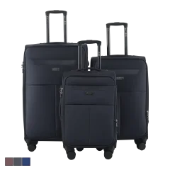 IZOD Liam Expandable Lightweight Soft Shell 3-Piece Luggage Set