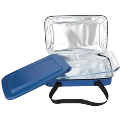 Le Regalo Glass Casserole with Insulated Carry Bag