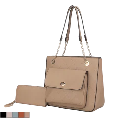 MKF Collection Jenna Shoulder Bag & Wallet Set by Mia K.