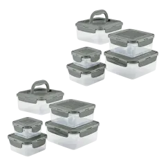 Rachael Ray 20-Piece Nestables Food Storage Square Set