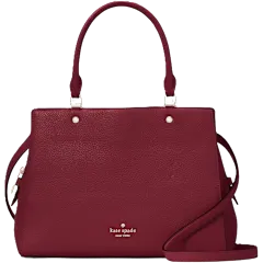 Kate Spade New York Leila Pebbled Leather Medium Triple Compartment Satchel