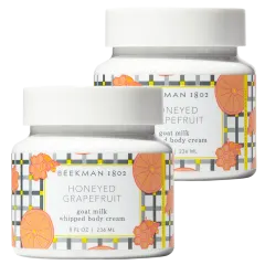 Paquete de 2: Beekman 1802 Crema Corporal Batida Honeyed Grapefruit