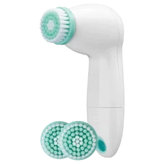 Conair True Glow Facial Cleansing Brush with 3 Brush Heads