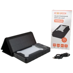EcoGreen 10000mAh Rugged Solar Powerbank