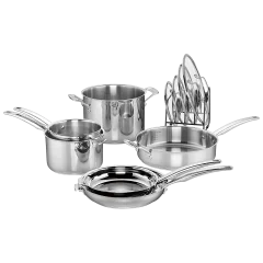 The 11-Piece Stainless Steel Cookware Set