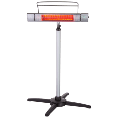 Comfort Zone Halogen Indoor/Outdoor 6' Electric Patio Heater