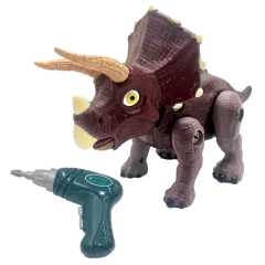 Smithsonian de Odyssey Toys Triceratops Dino Robot Kit Interactivo de Constru...
