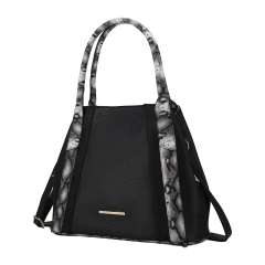 MKF Collection Kenna Snake Embossed Vegan Leather Tote Bag by Mia K