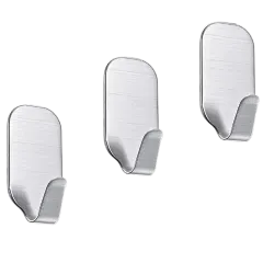 3-Pack: Krediz Stainless Steel Adhesive Multiuse Wall Hanger