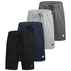 Paquete de 4: Nextex Apparel Pantalones Cortos de Algodón para Hombre