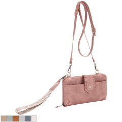 Poppy & Harper Elle Crossbody Wallet with Wrist Strap