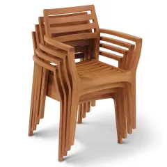 The Wegner Inspired Stacking Deck Chairs