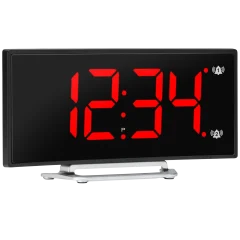 Marathon Dimmable Curved Display LED Clock