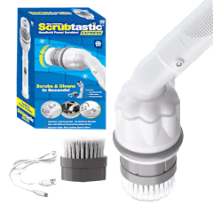 Bell + Howell Scrubtastic Express Rechargeable Power Scrubber