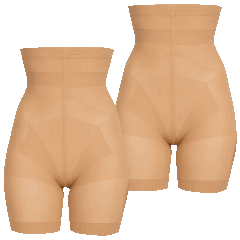 2-Pack: Rachel Lily Waist & Thigh Slimming Shaper